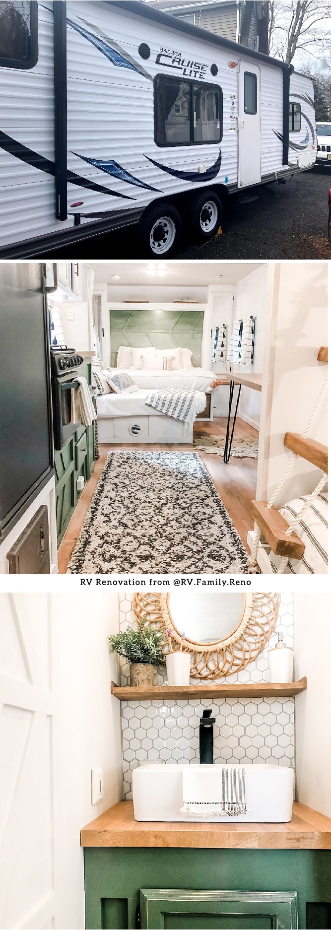 Modern Farmhouse-inspired RV renovation