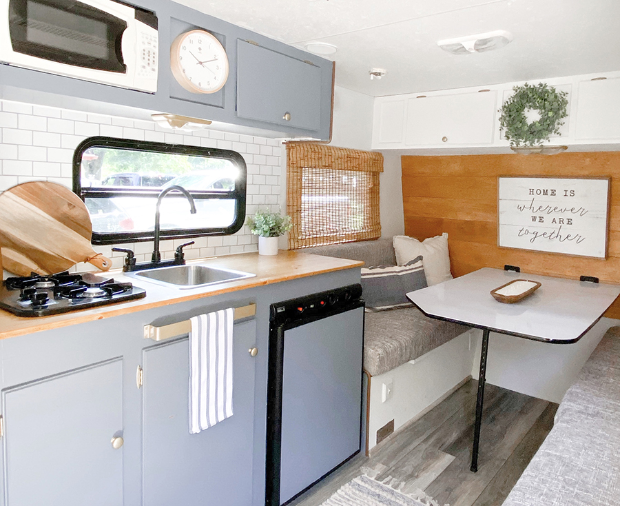 updated camper interior