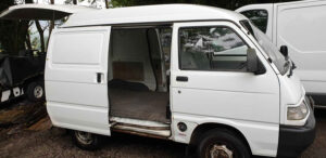 before tiny van renovation