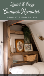 rustic vintage camper renovation