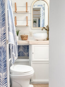 coastal RV bathroom