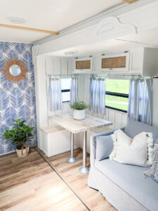 modern coastal RV interior