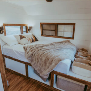 cozy camper bedroom