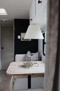 small camper dinette makeover