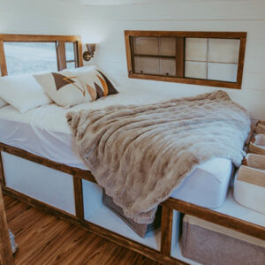 rustic camper bedroom remodel