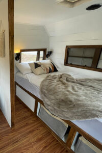 rustic camper bedroom remodel