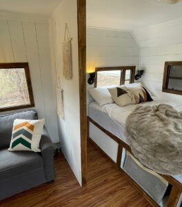 renovated camper interior