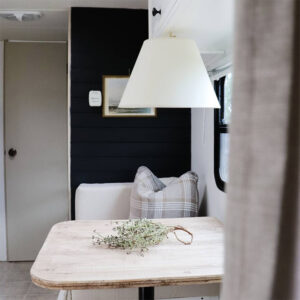 camper dinette makeover