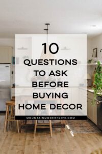 questions before making purchases