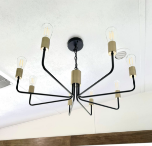 chandelier in fifth wheel