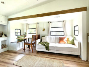 renovated 5th wheel interior