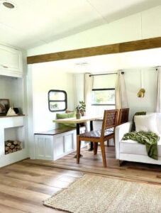 renovated fifth wheel interior