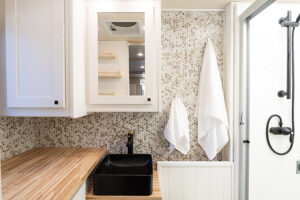 renovated holiday rambler bathroom