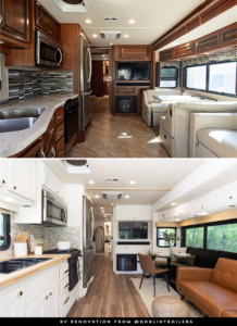 class A motorhome renovation