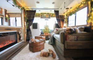 cozy RV living room