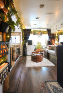 Christmas lights in RV