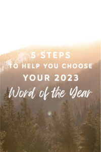 how to choose word of the year