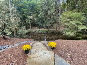 water view from Blue Ridge mountain home