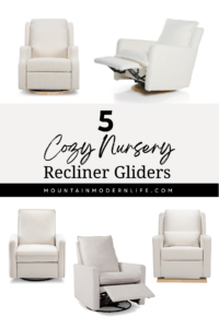 Nursery Glider Recliners that are modern and cozy
