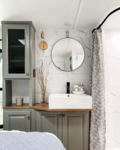 Renovated RV Bathroom