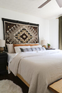 rustic modern bedroom