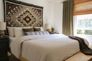 neutral linen bedding