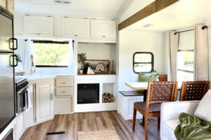 renovated fifth wheel interior
