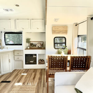 minimalist RV interior