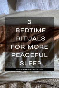 bedtime rituals